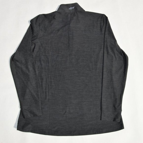 Greg Norman Women's Utility 1/4 Zip Color BLACK HEATHER Size M (New). - Picture 6 of 9